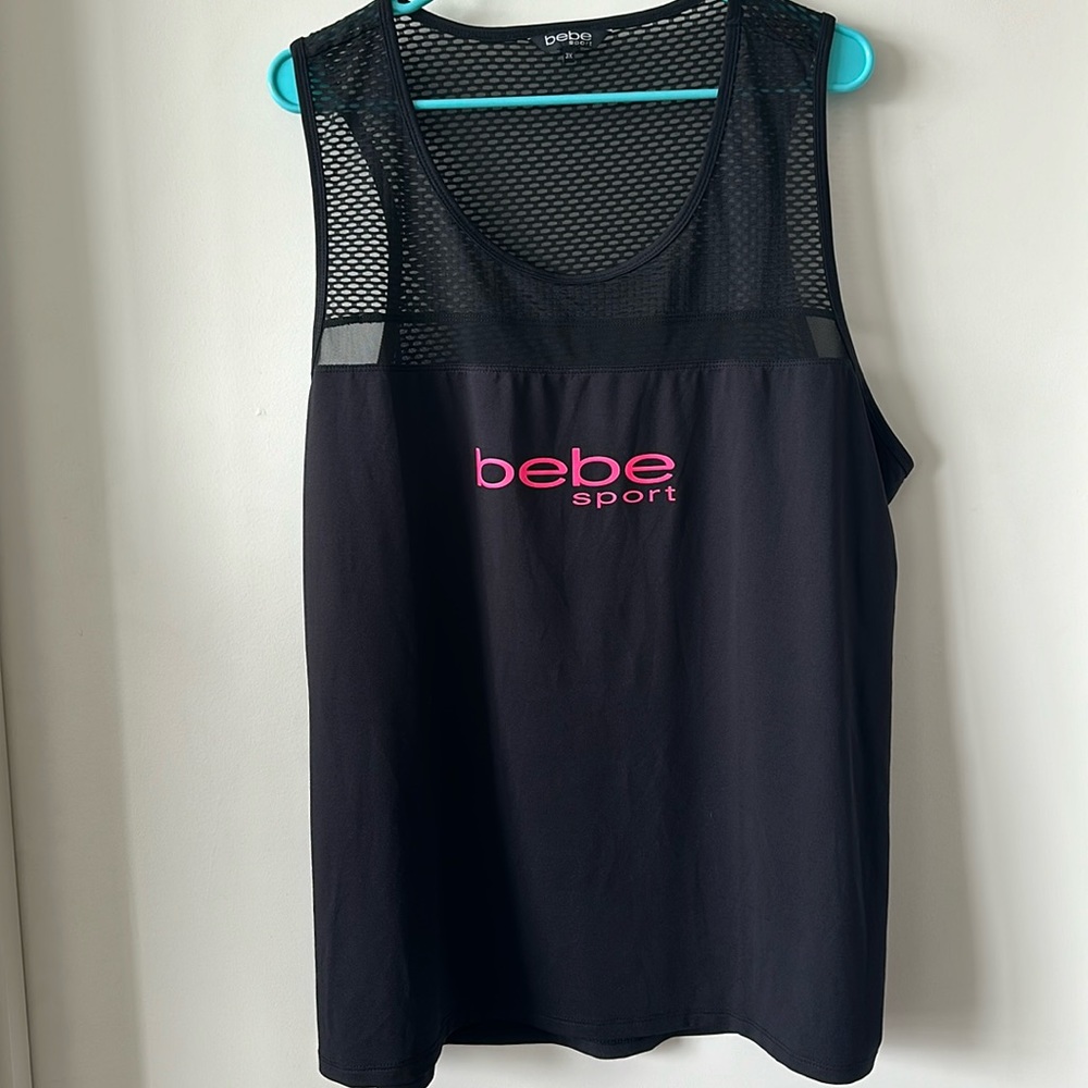 Bebe Sport Black Dry-fit Tank Top